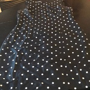 100 Silk Navy & White Natural Instincts Dress 👗❤️